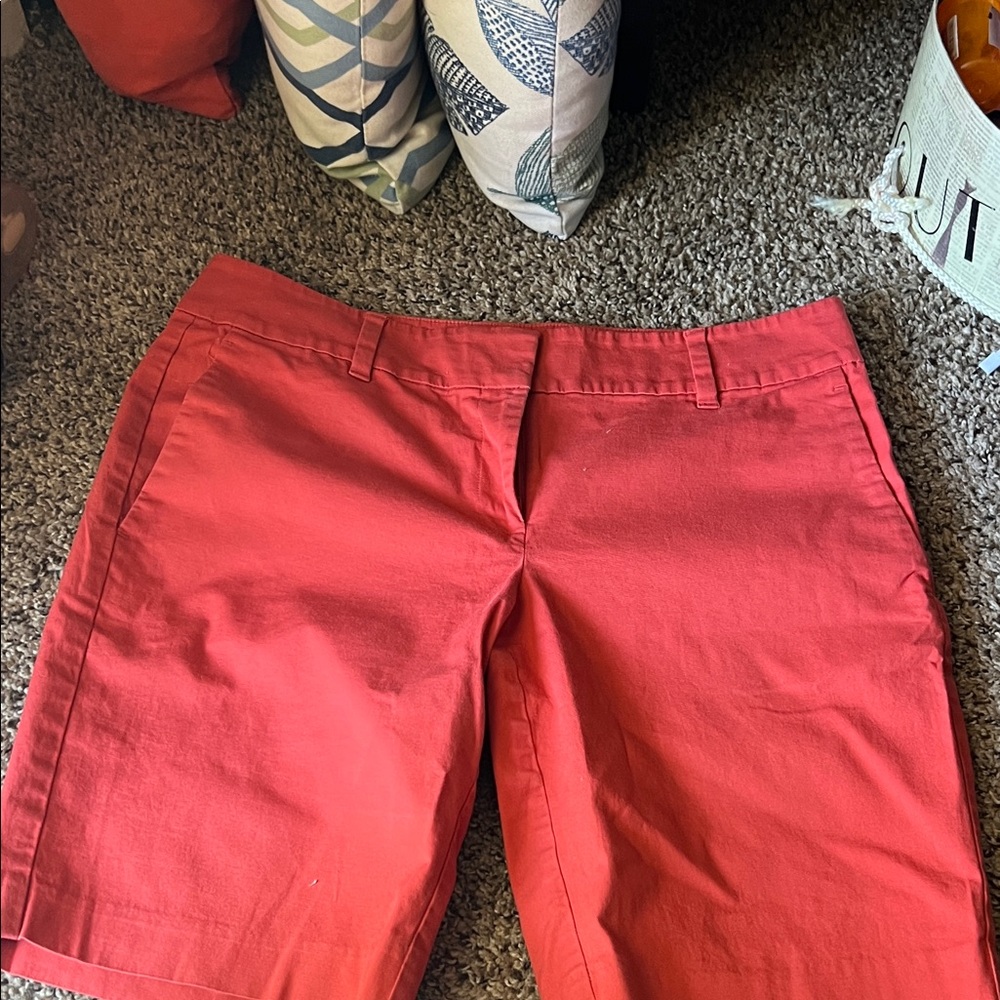 Ann Taylor Factory Vibrant Red Women's Shorts